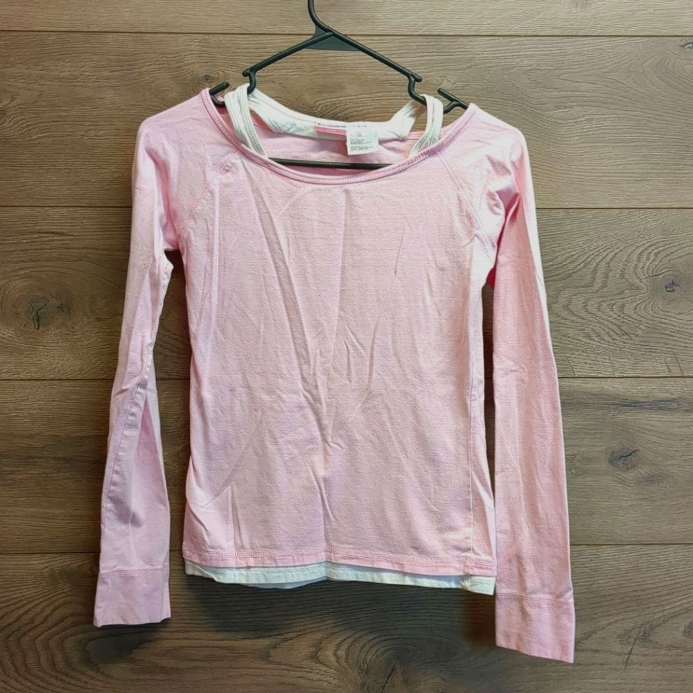 No Boundaries Long Sleeve Pink Top Women's Juniors Size 3-5
